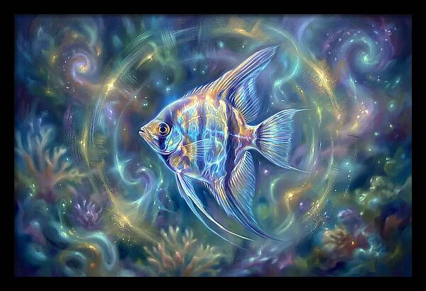 Angelfish In Motion