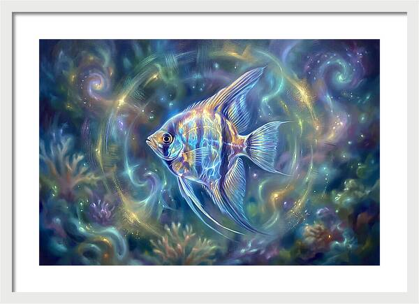 Angelfish In Motion