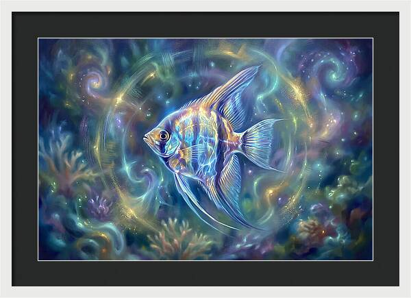 Angelfish In Motion