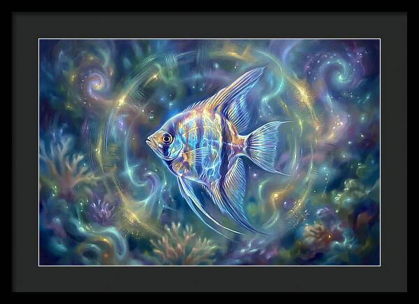 Angelfish In Motion