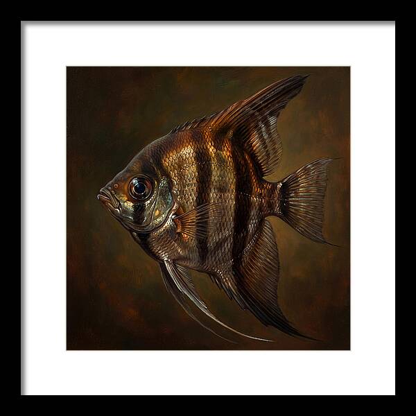 Angelfish In Realistic Detail