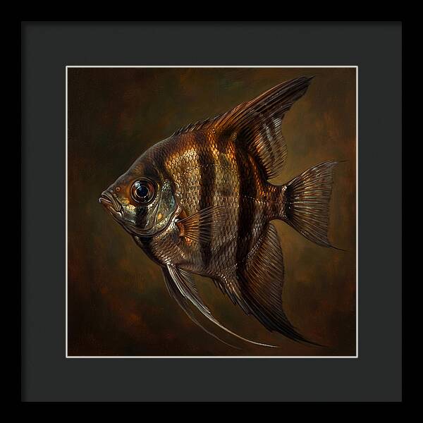 Angelfish In Realistic Detail