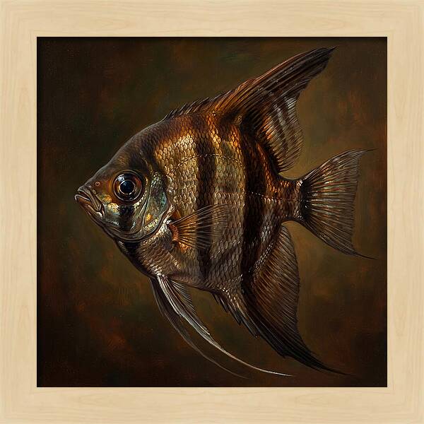 Angelfish In Realistic Detail
