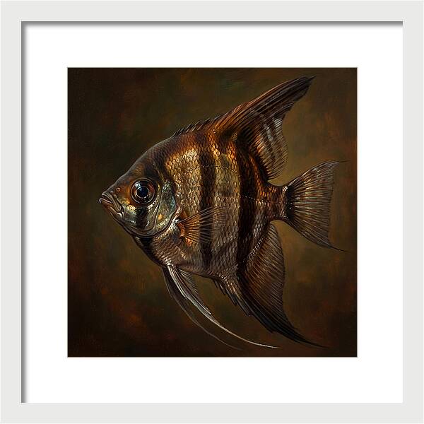 Angelfish In Realistic Detail