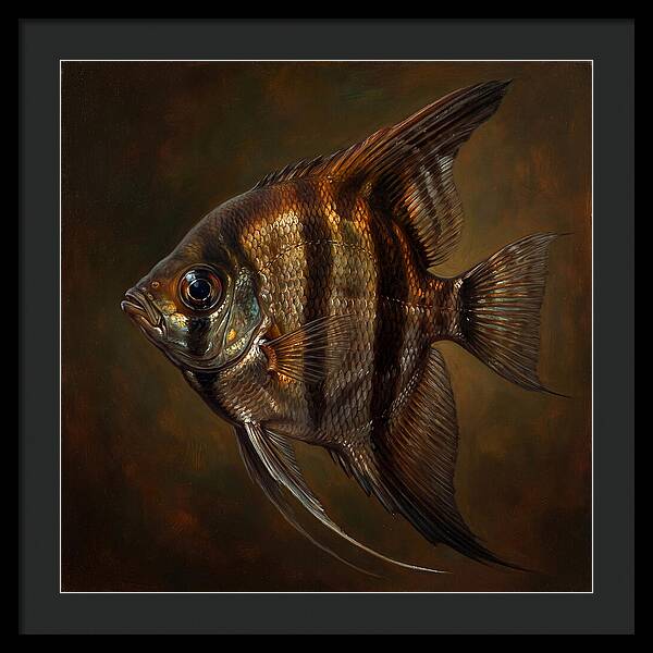 Angelfish In Realistic Detail