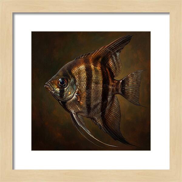 Angelfish In Realistic Detail
