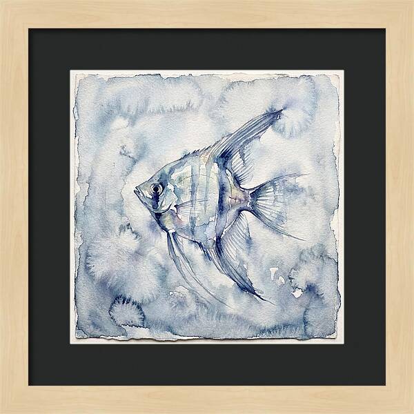 Angelfish In Serene Waters