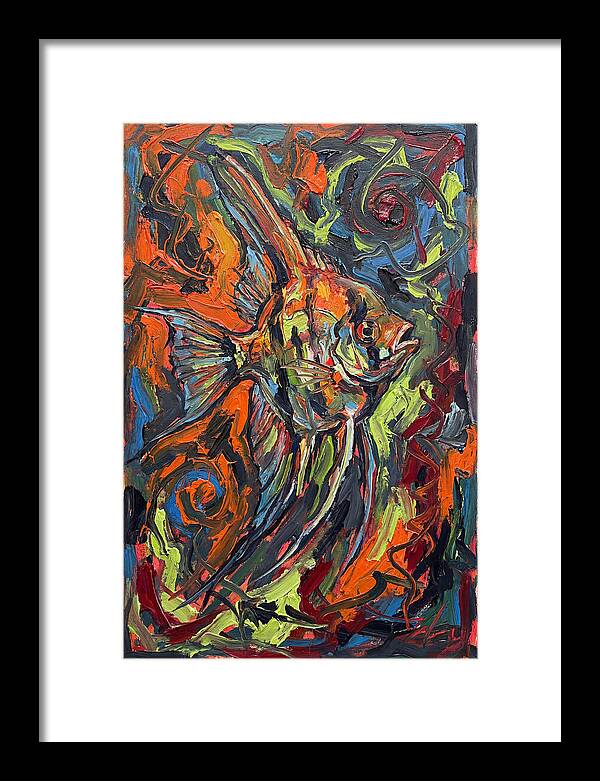 Angelfish In Vibrant Swirls