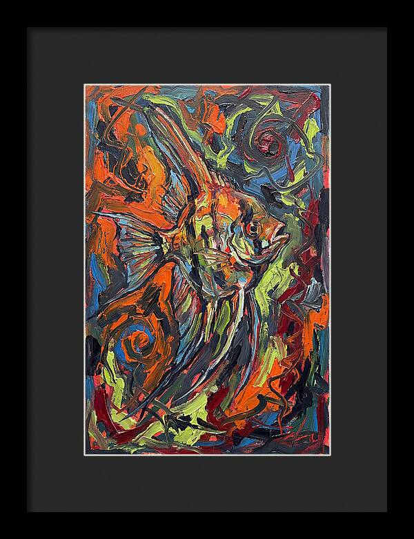 Angelfish In Vibrant Swirls
