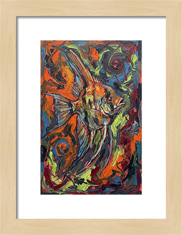Angelfish In Vibrant Swirls