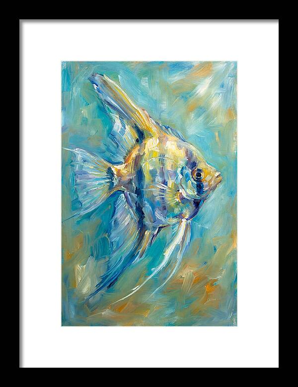 Angelfish In Vibrant Waters