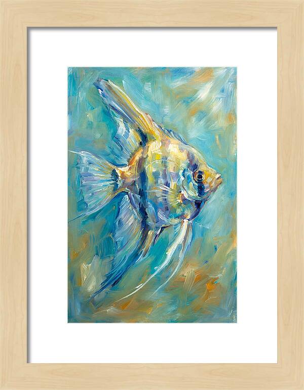 Angelfish In Vibrant Waters