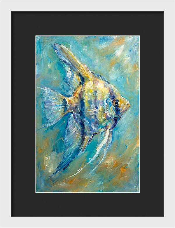 Angelfish In Vibrant Waters