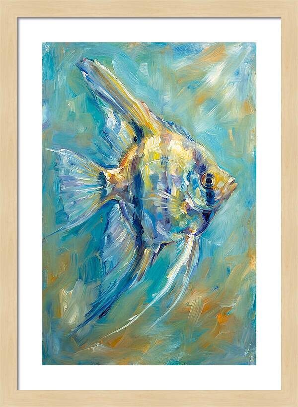 Angelfish In Vibrant Waters