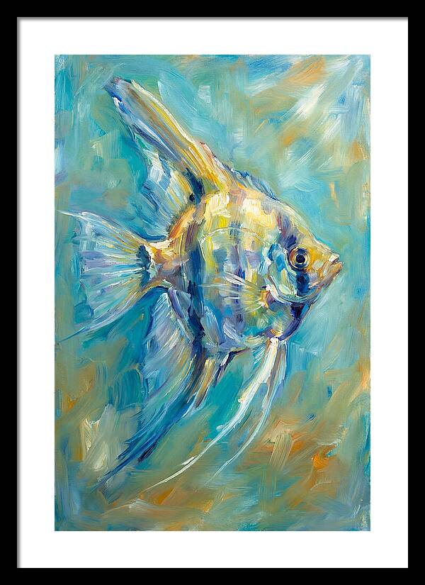 Angelfish In Vibrant Waters