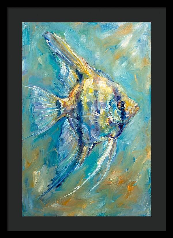 Angelfish In Vibrant Waters