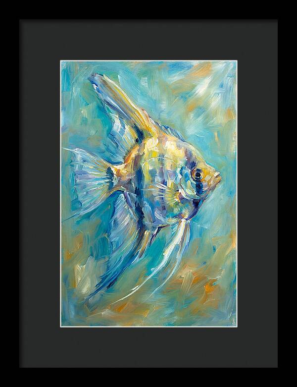 Angelfish In Vibrant Waters