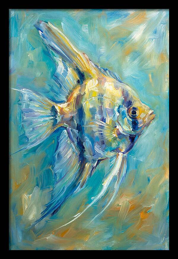 Angelfish In Vibrant Waters