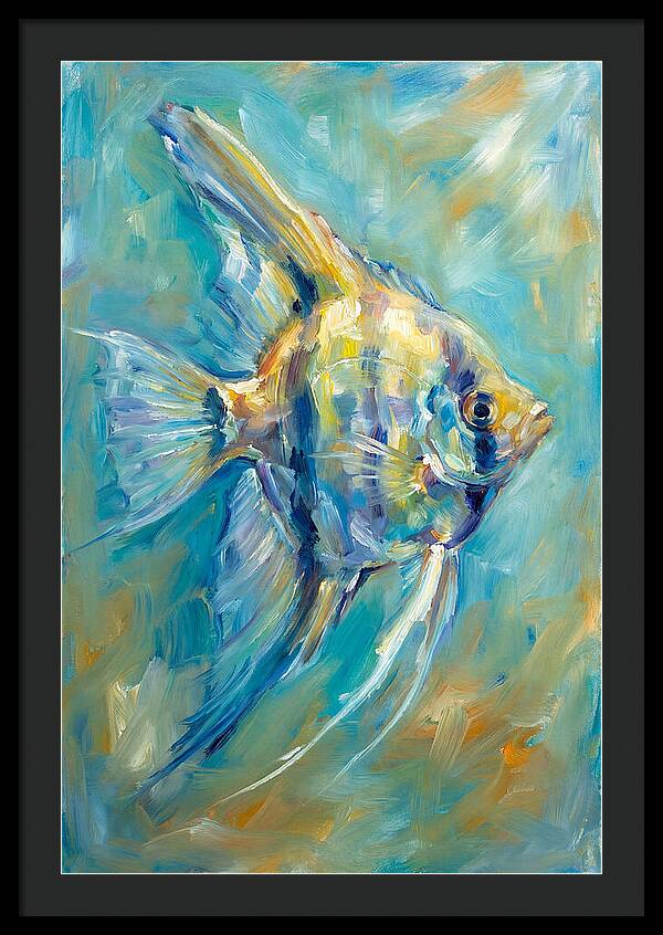Angelfish In Vibrant Waters