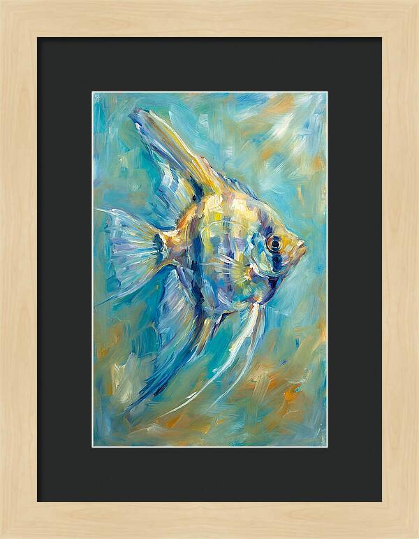 Angelfish In Vibrant Waters