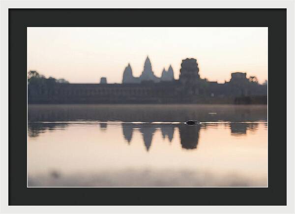 Angkor Wat At Sunrise Reflection