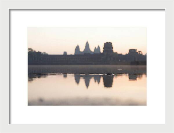 Angkor Wat At Sunrise Reflection