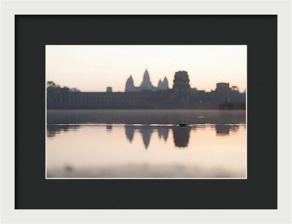 Angkor Wat At Sunrise Reflection