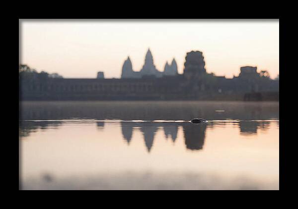 Angkor Wat At Sunrise Reflection