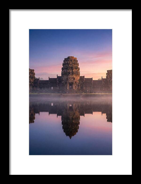 Angkor Wat Reflected At Dawn