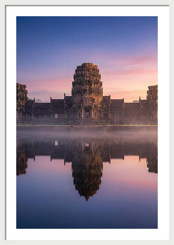 Angkor Wat Reflected At Dawn