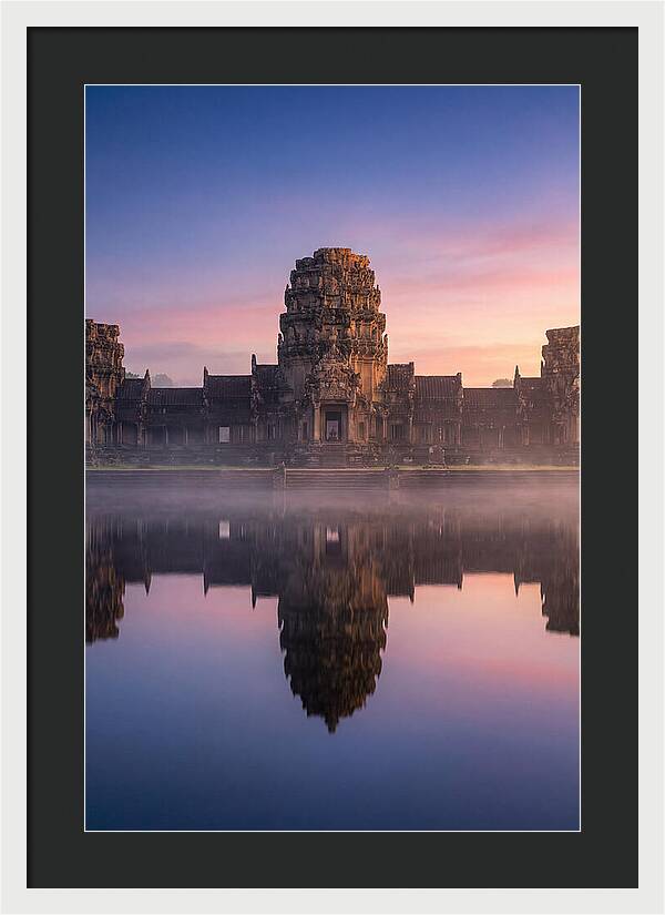 Angkor Wat Reflected At Dawn