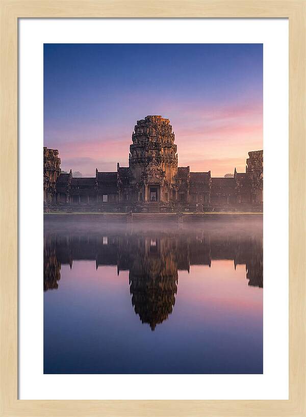 Angkor Wat Reflected At Dawn