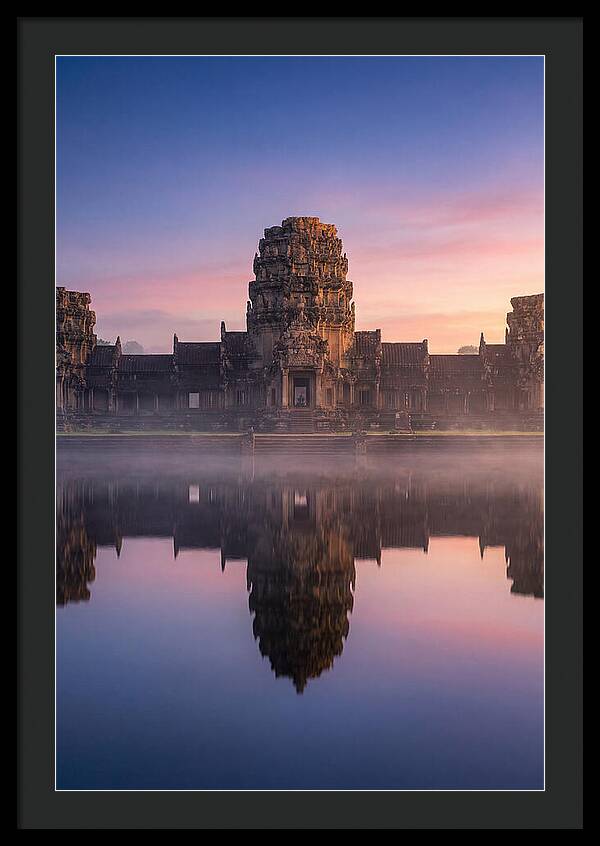 Angkor Wat Reflected At Dawn