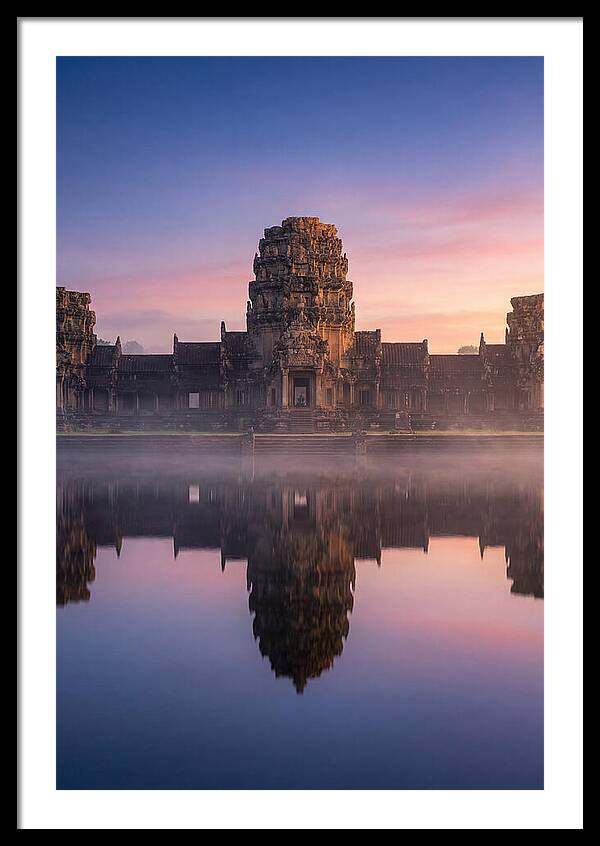 Angkor Wat Reflected At Dawn