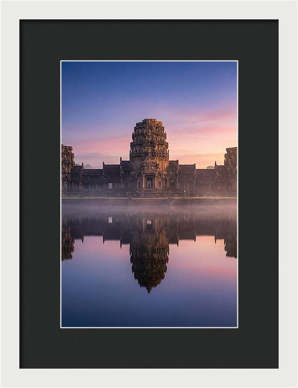 Angkor Wat Reflected At Dawn
