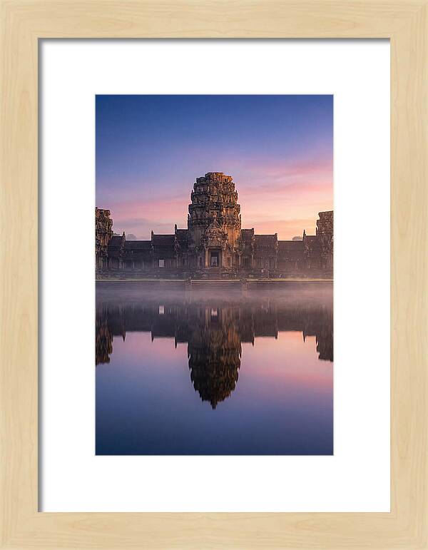Angkor Wat Reflected At Dawn