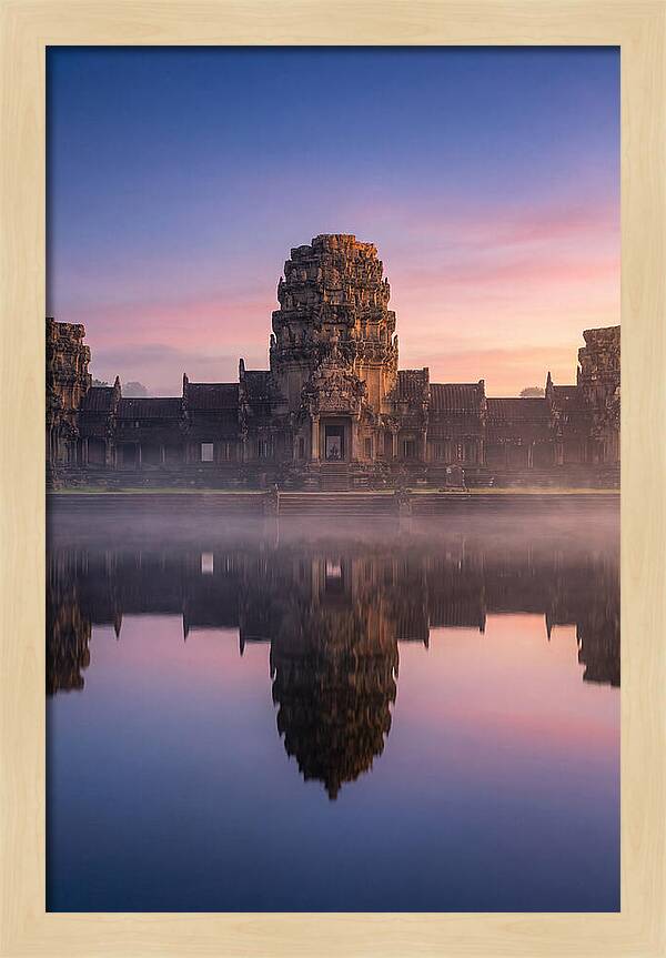 Angkor Wat Reflected At Dawn