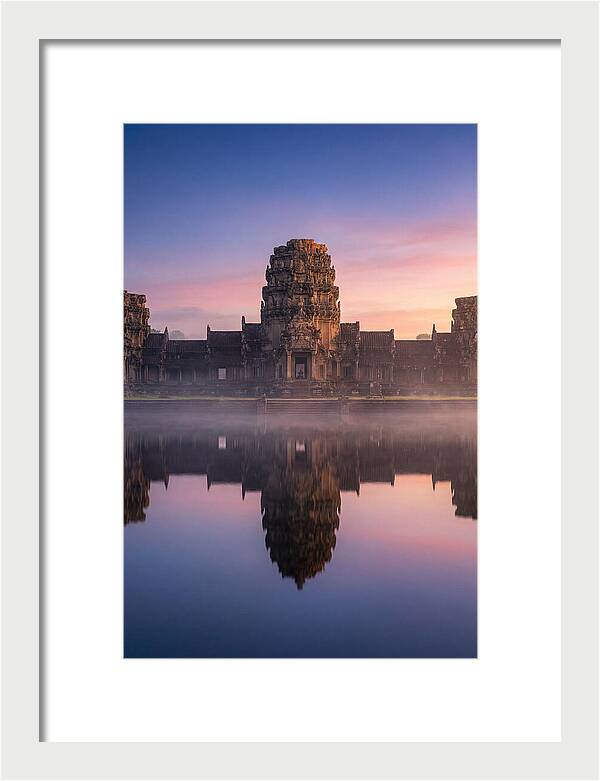 Angkor Wat Reflected At Dawn