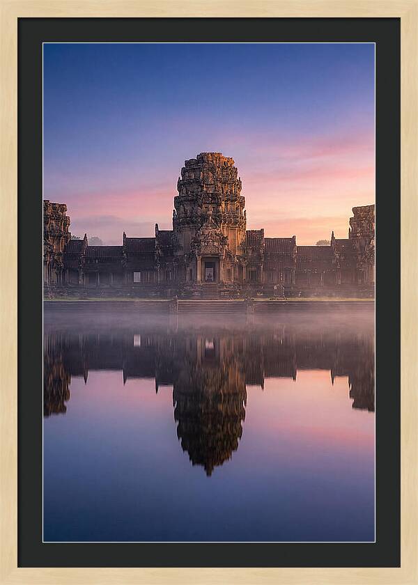 Angkor Wat Reflected At Dawn
