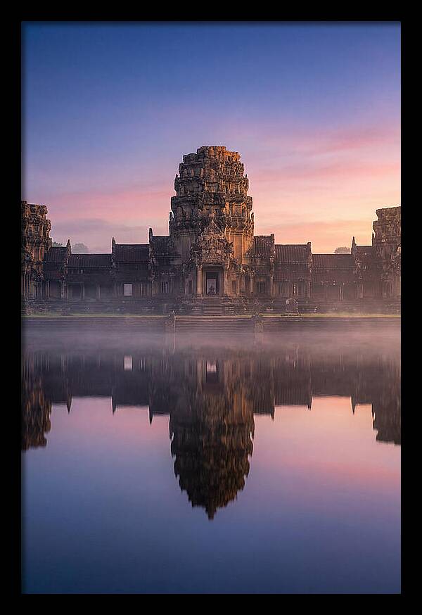 Angkor Wat Reflected At Dawn