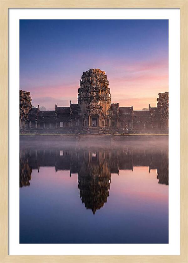 Angkor Wat Reflected At Dawn
