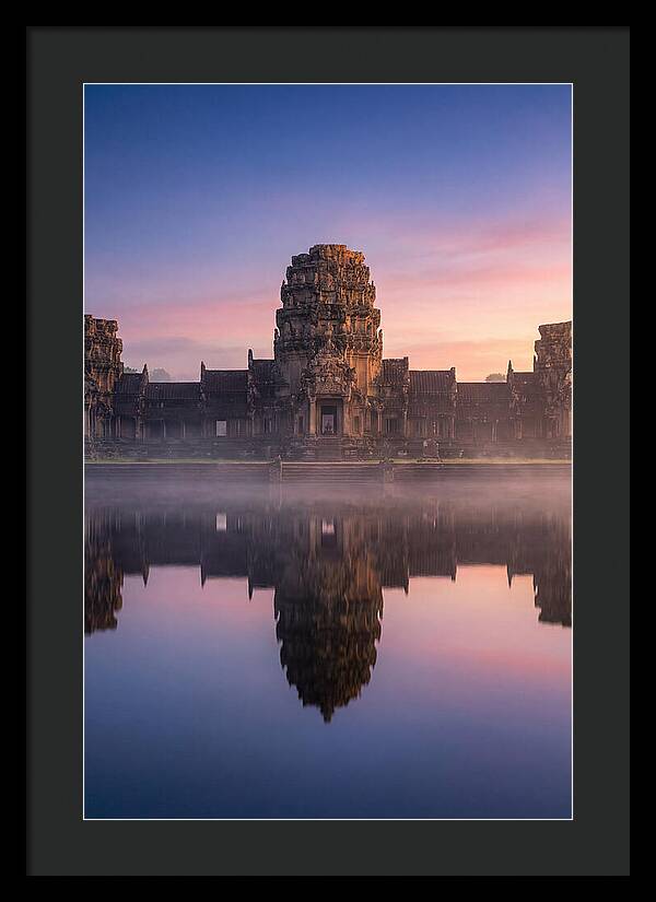 Angkor Wat Reflected At Dawn
