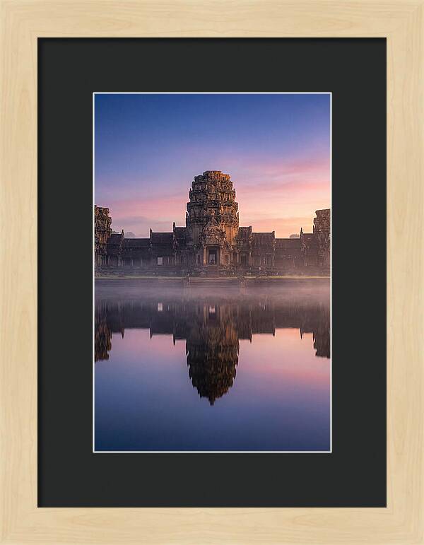 Angkor Wat Reflected At Dawn