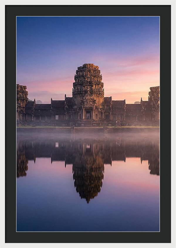 Angkor Wat Reflected At Dawn
