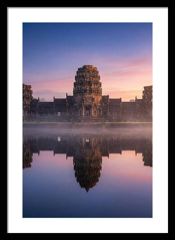 Angkor Wat Reflected At Dawn
