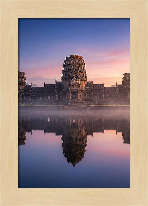 Angkor Wat Reflected At Dawn