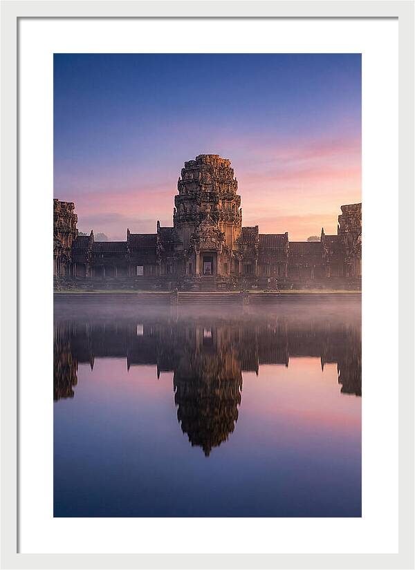 Angkor Wat Reflected At Dawn