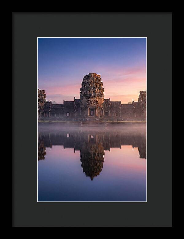 Angkor Wat Reflected At Dawn