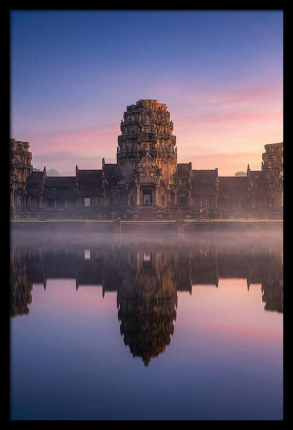Angkor Wat Reflected At Dawn