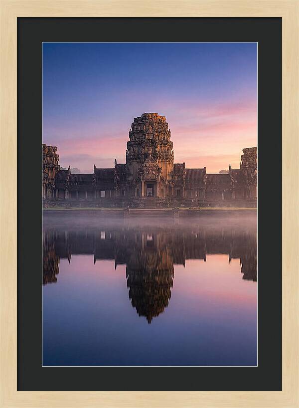 Angkor Wat Reflected At Dawn